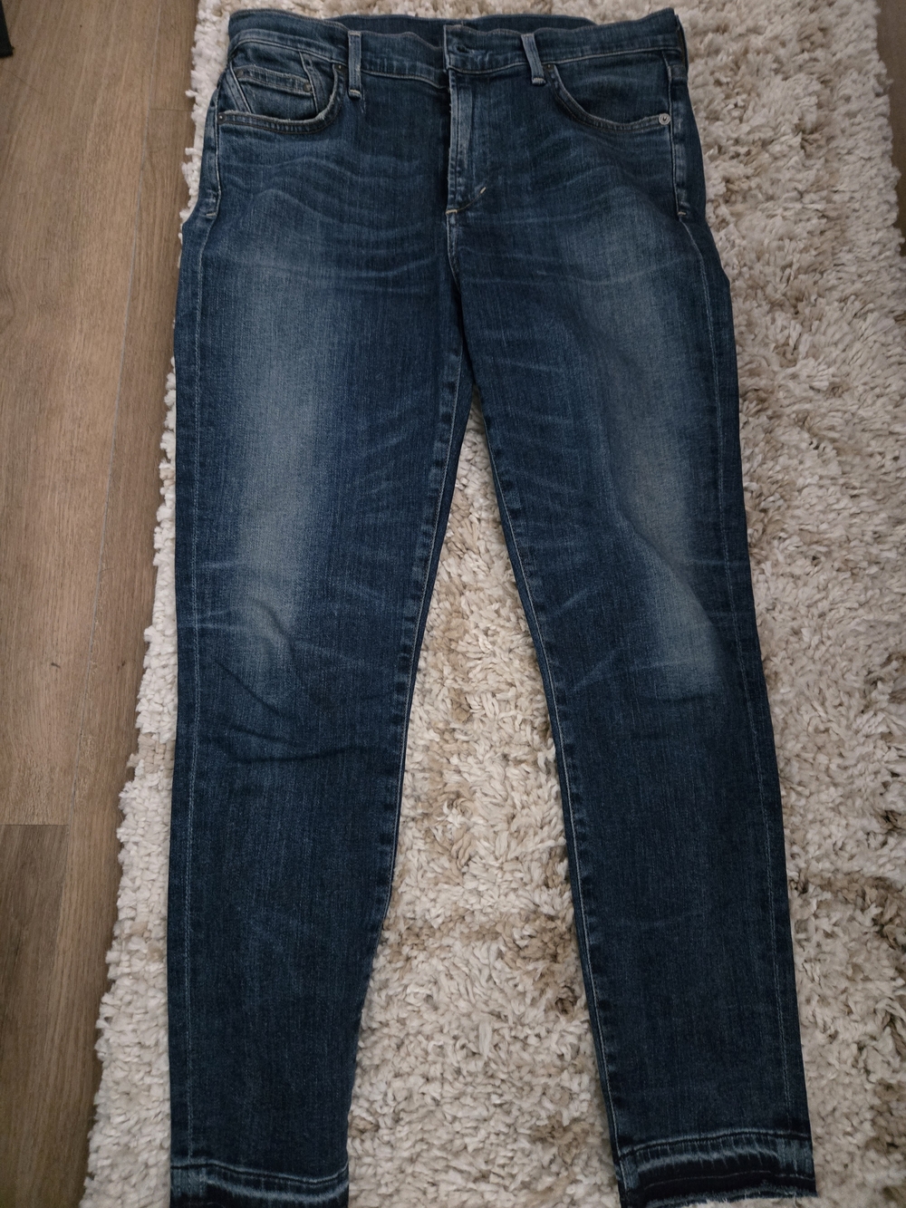 Citizens Of Humanity Dark Wash Slim Jeans - Blue Sz 29
